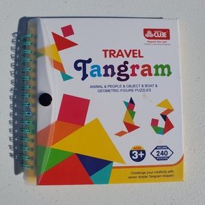 Travel Tangram magnet game